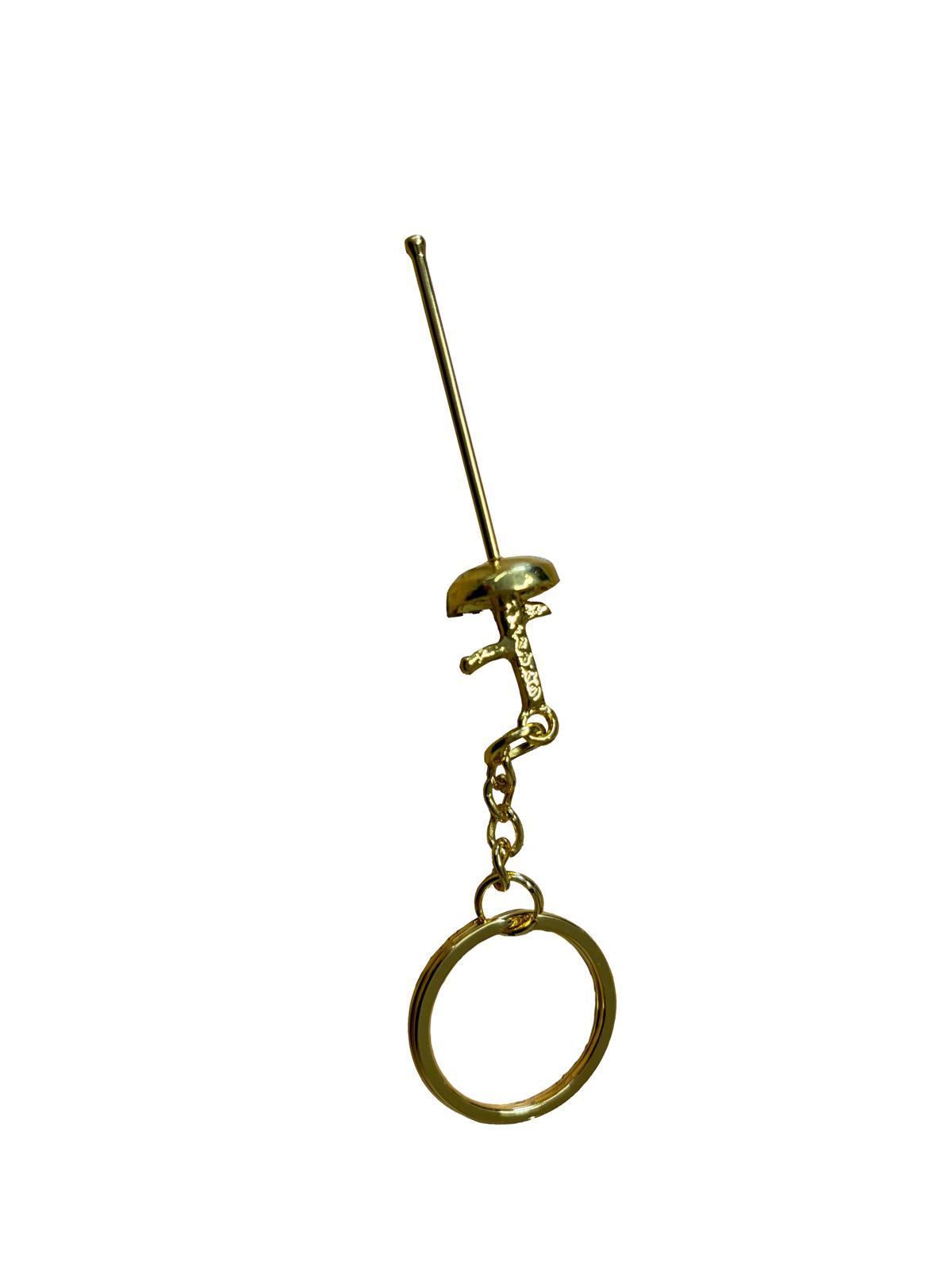 Metal Fencing Keyring